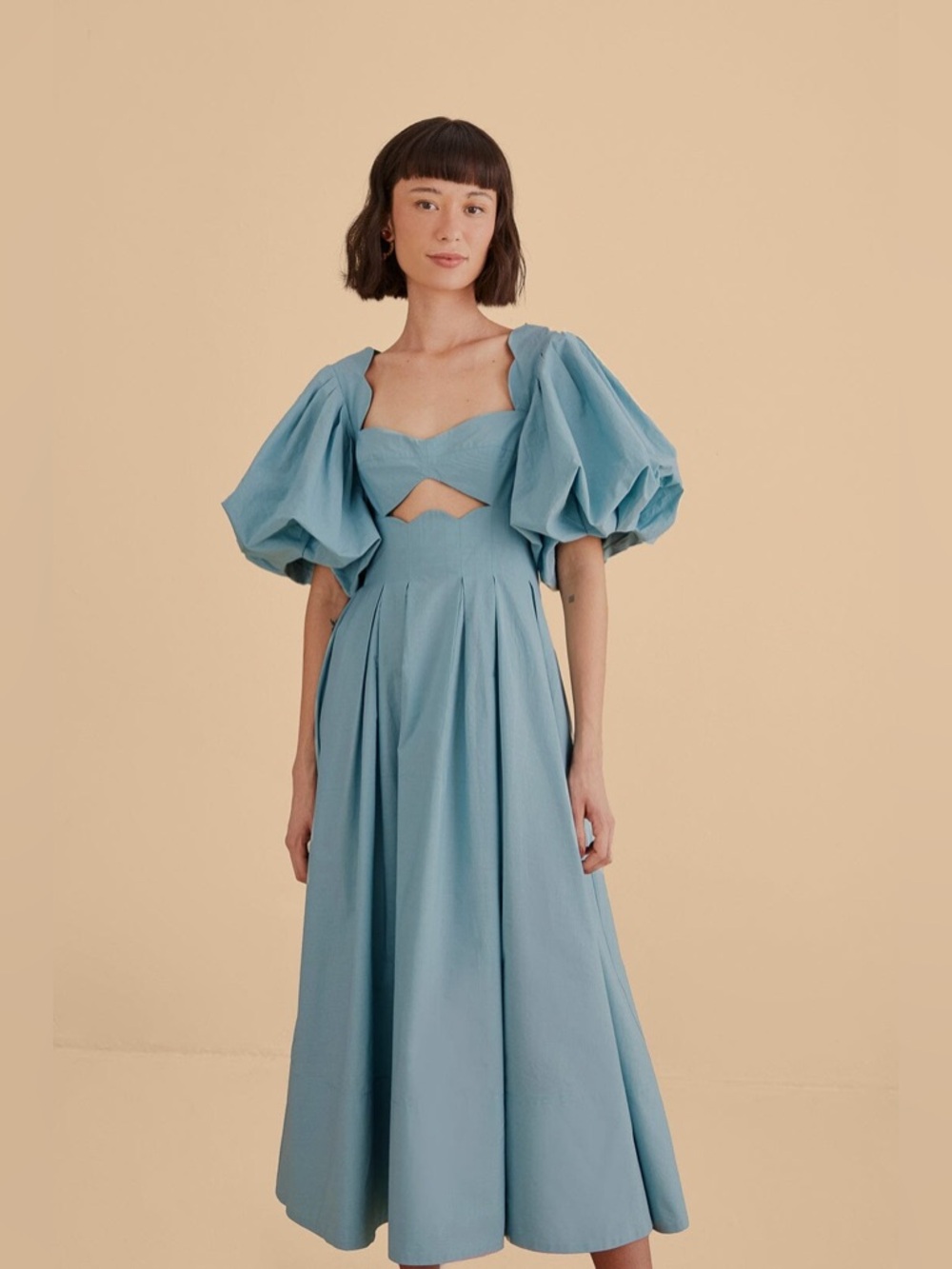 Farm Rio Cutout Midi Dress